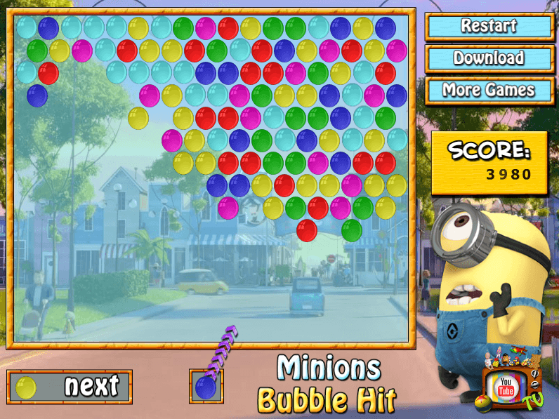 Minions Bubble Hit screenshot
