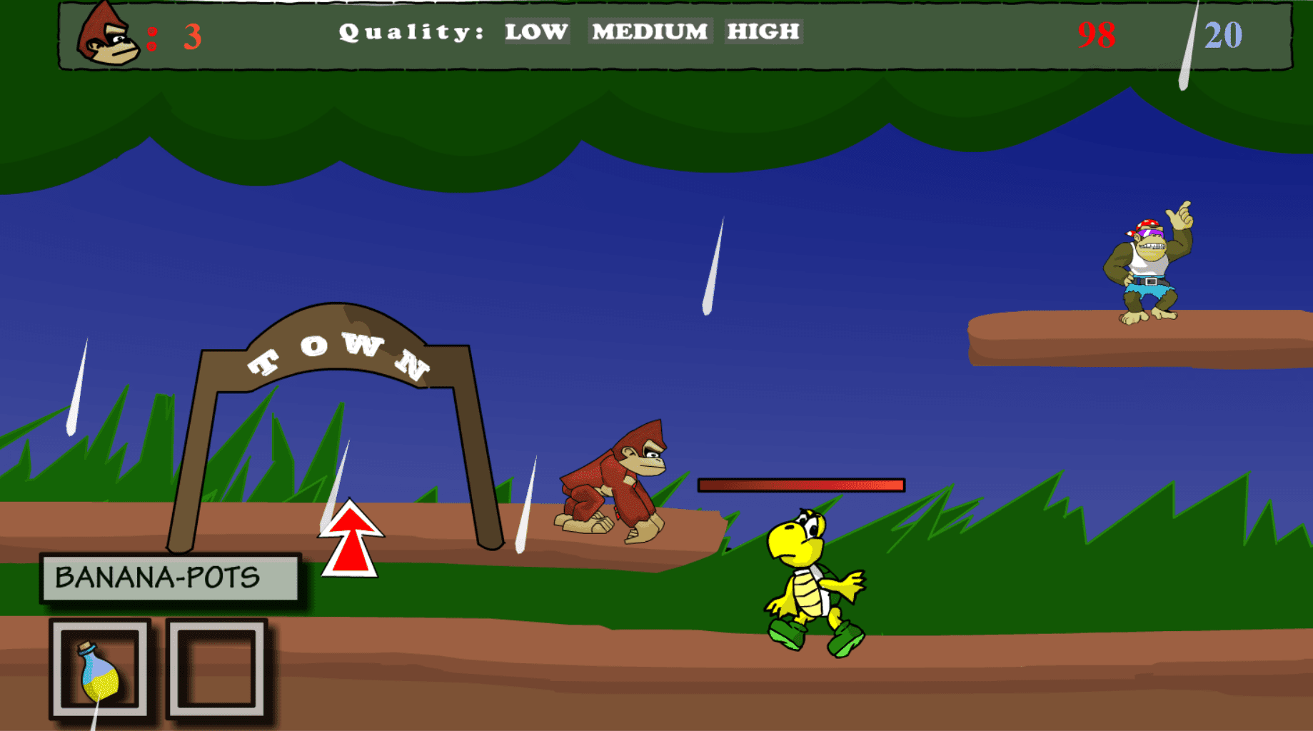 Donkey Kong RPG screenshot