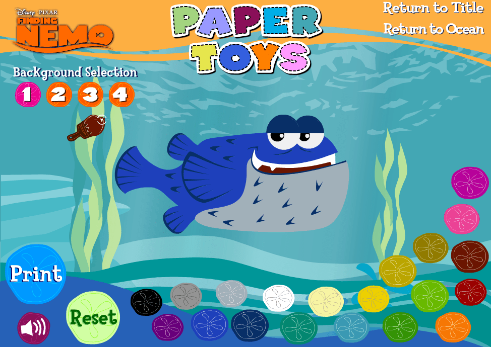 Finding Nemo: Paper Toys screenshot