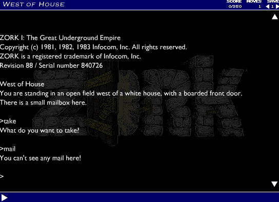 Classic Zork Trilogy screenshot