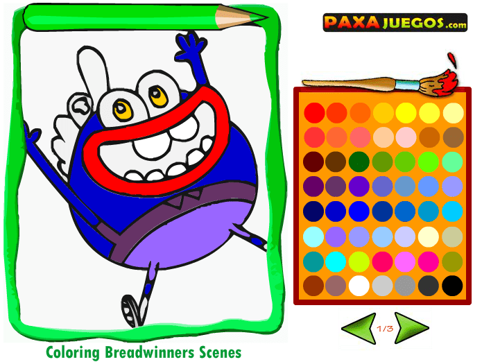 Coloring Breadwinners Scenes screenshot