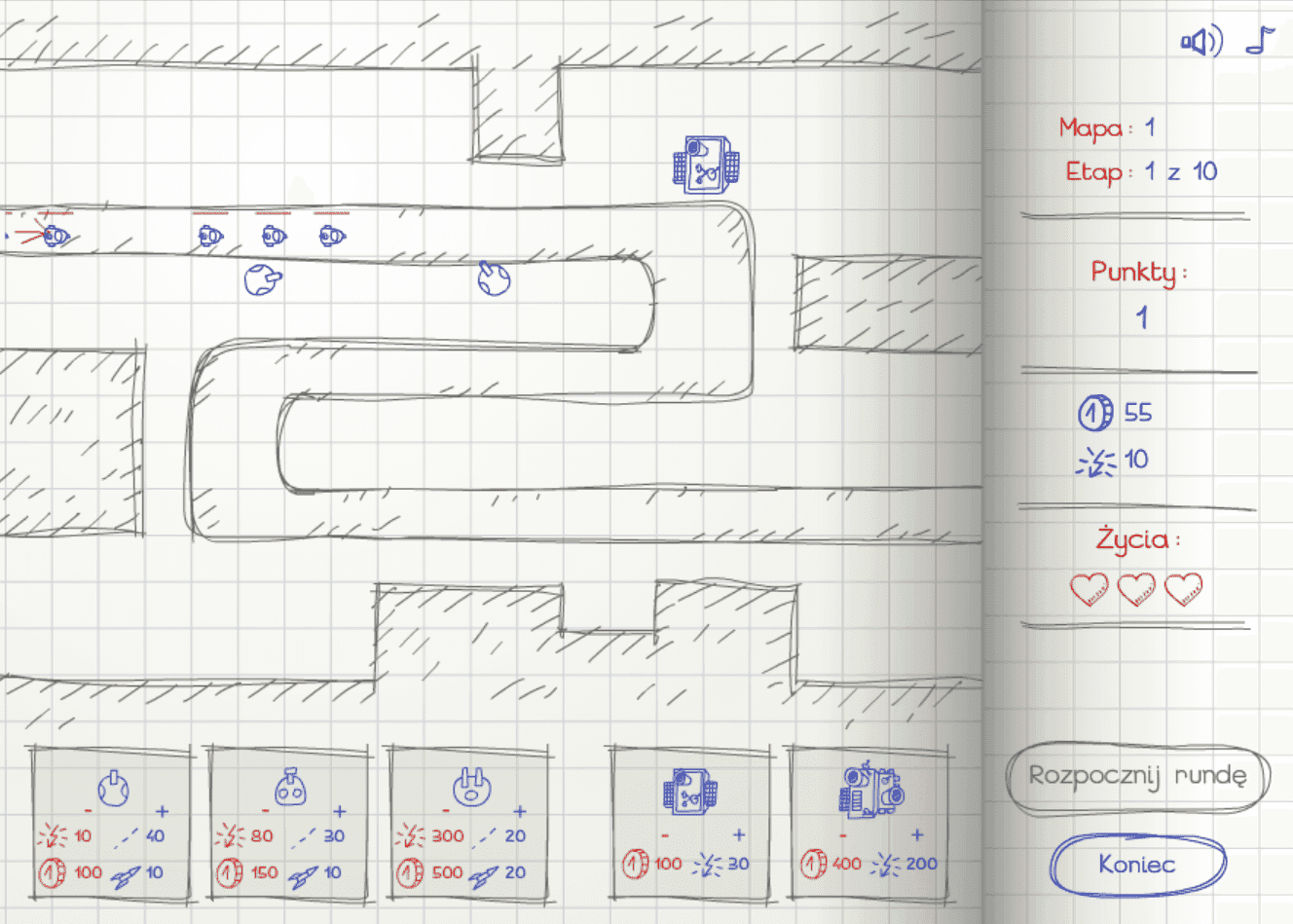 Zeszytowa inwazja screenshot