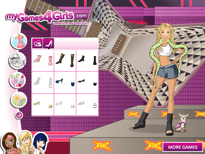 Britney Spears Dress Up screenshot