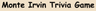 Monte Irvin Trivia Game