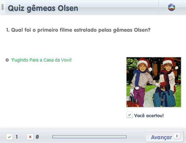 Quiz gêmeas Olsen screenshot
