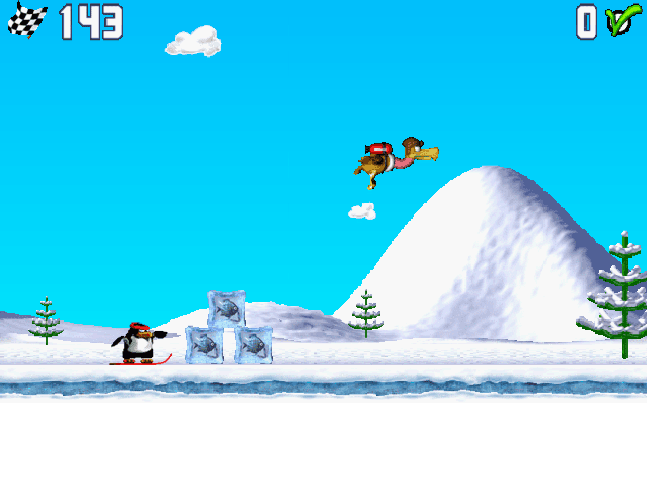 Penguin versus Yeti screenshot