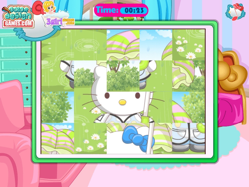 Hello Kitty Raining Day screenshot