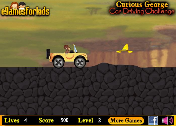 Curious George Car Driving Challenge screenshot