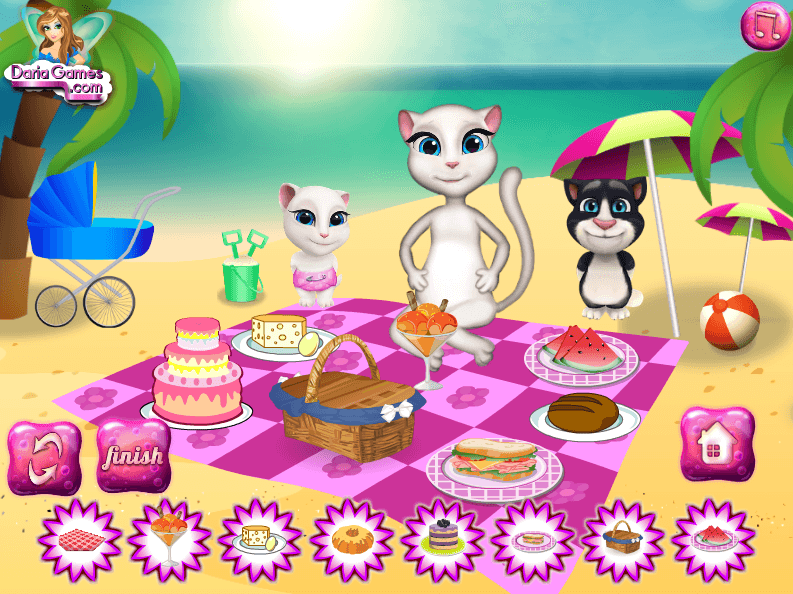 Talking Angela Picnic Day screenshot