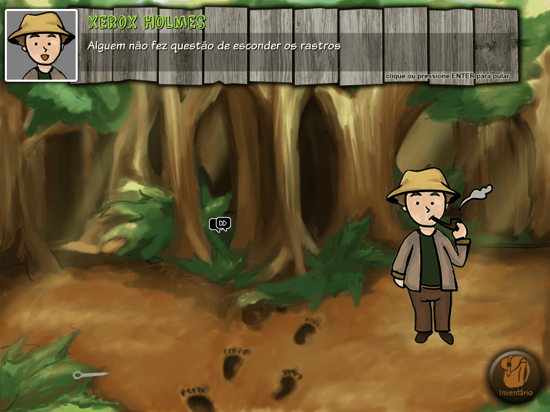 Xerox Holmes e o Mistério da Selva screenshot