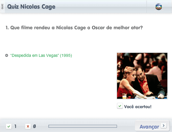 Quiz Nicolas Cage screenshot