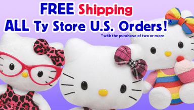 FREE Shipping ALL Ty Store U.S. Orders!