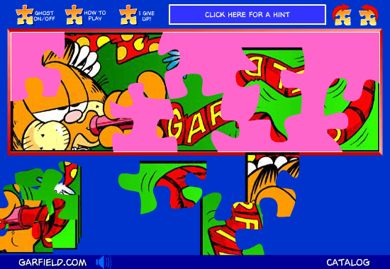 A Garfield Jumbled Jigsaw: June 2002 Logo screenshot