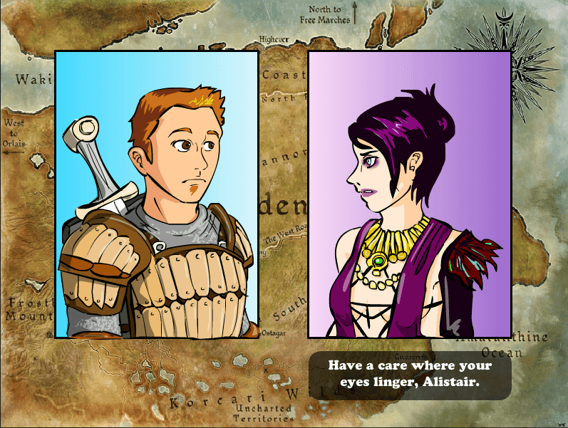 DA:O Banter - Morrigan's Nose screenshot