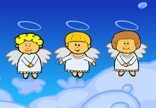 Kartka Flash / trzy aniołki screenshot