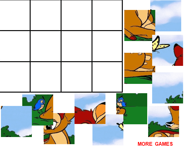 Bambi Makes New Friends Jigsaw screenshot
