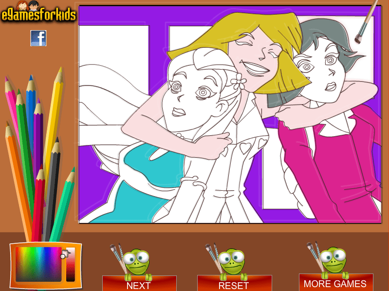 Totally Spies Coloring screenshot
