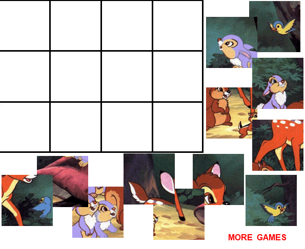 Bambi the Young Prince of the Forest Jigsaw screenshot