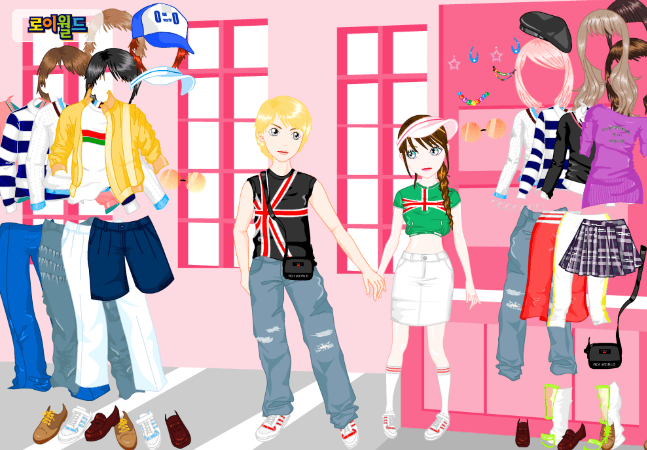Roiworld British Couple Dressup screenshot