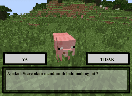 Minecraft Horror Game screenshot