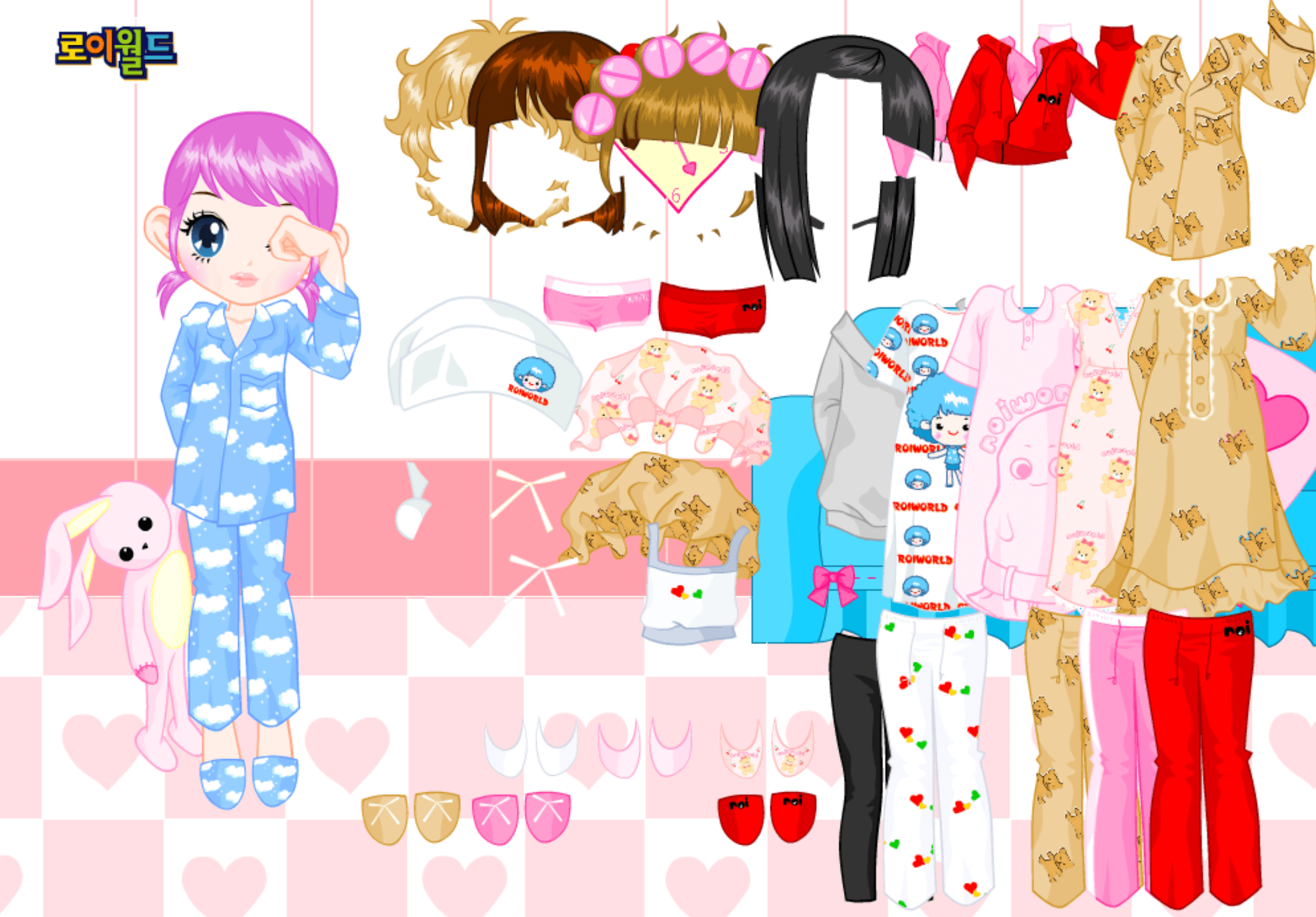 Roiworld Pajama Dressup screenshot