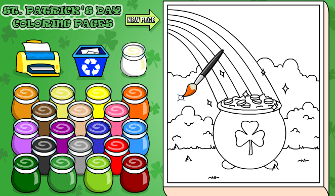 St. Patrick's Day Coloring Pages screenshot