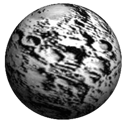 Thee dimensional moon rotation