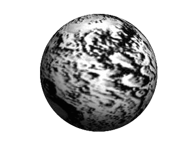 Thee dimensional moon rotation screenshot