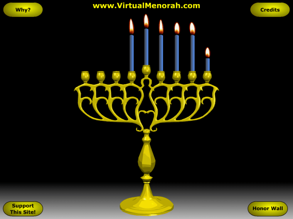 Virtual Menorah screenshot