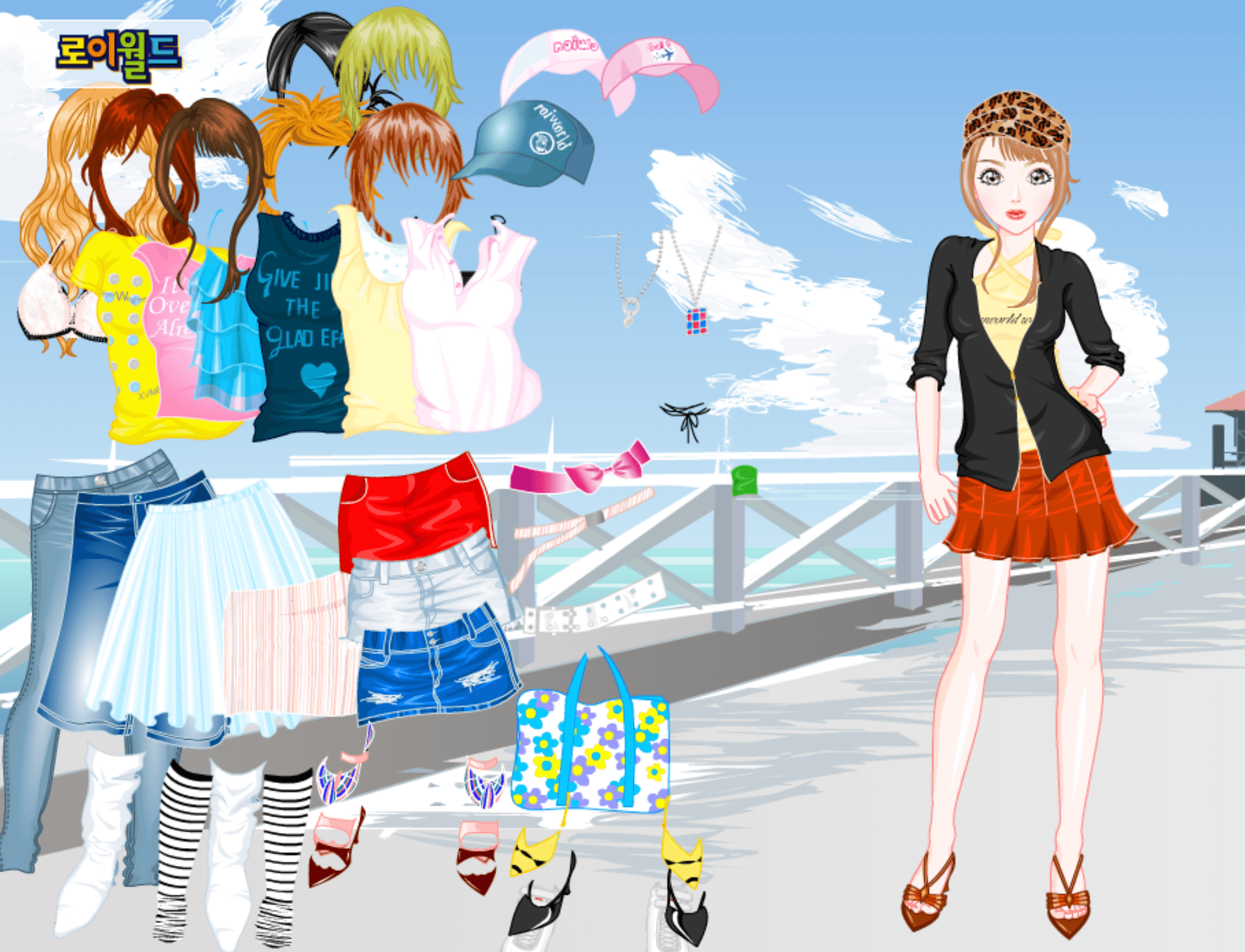 Roiworld Summer Fashion Dressup screenshot