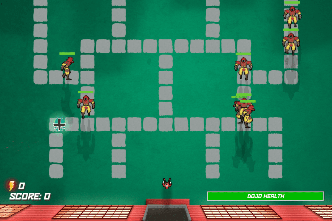 Power Rangers Samurai - Dojo Defender screenshot