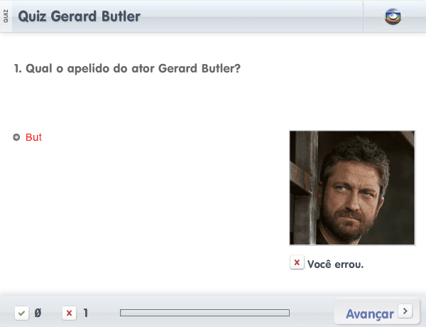 Quiz Gerard Butler screenshot