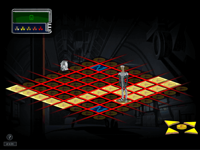 The X-Men Evolution Challenge: Gridsweeper - Quicksilver screenshot