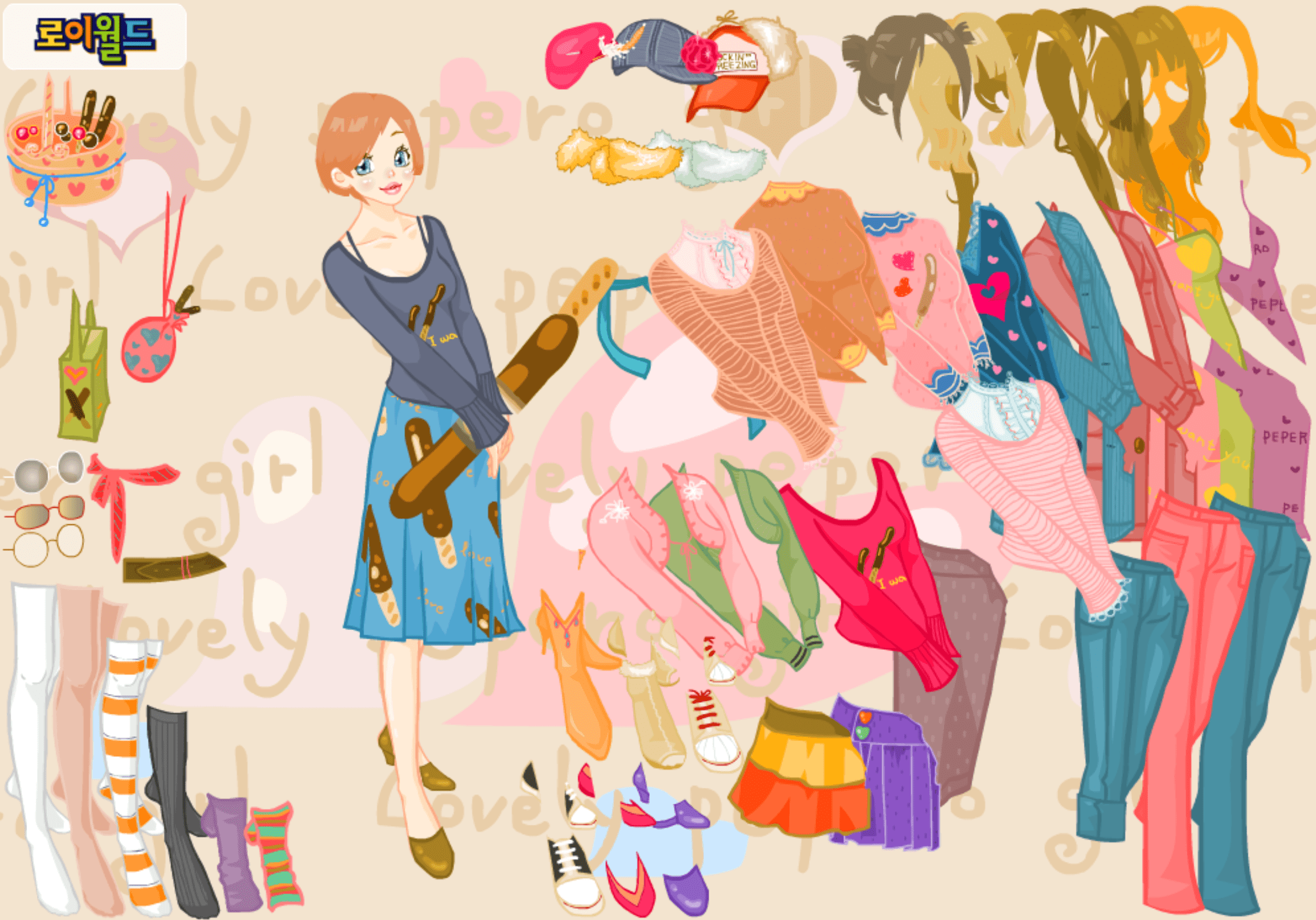 Roiworld Pepero Girl Dressup screenshot