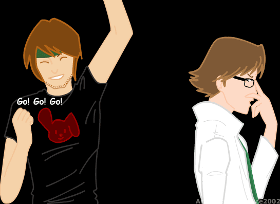 Snake and Otacon in Ad Campaign screenshot