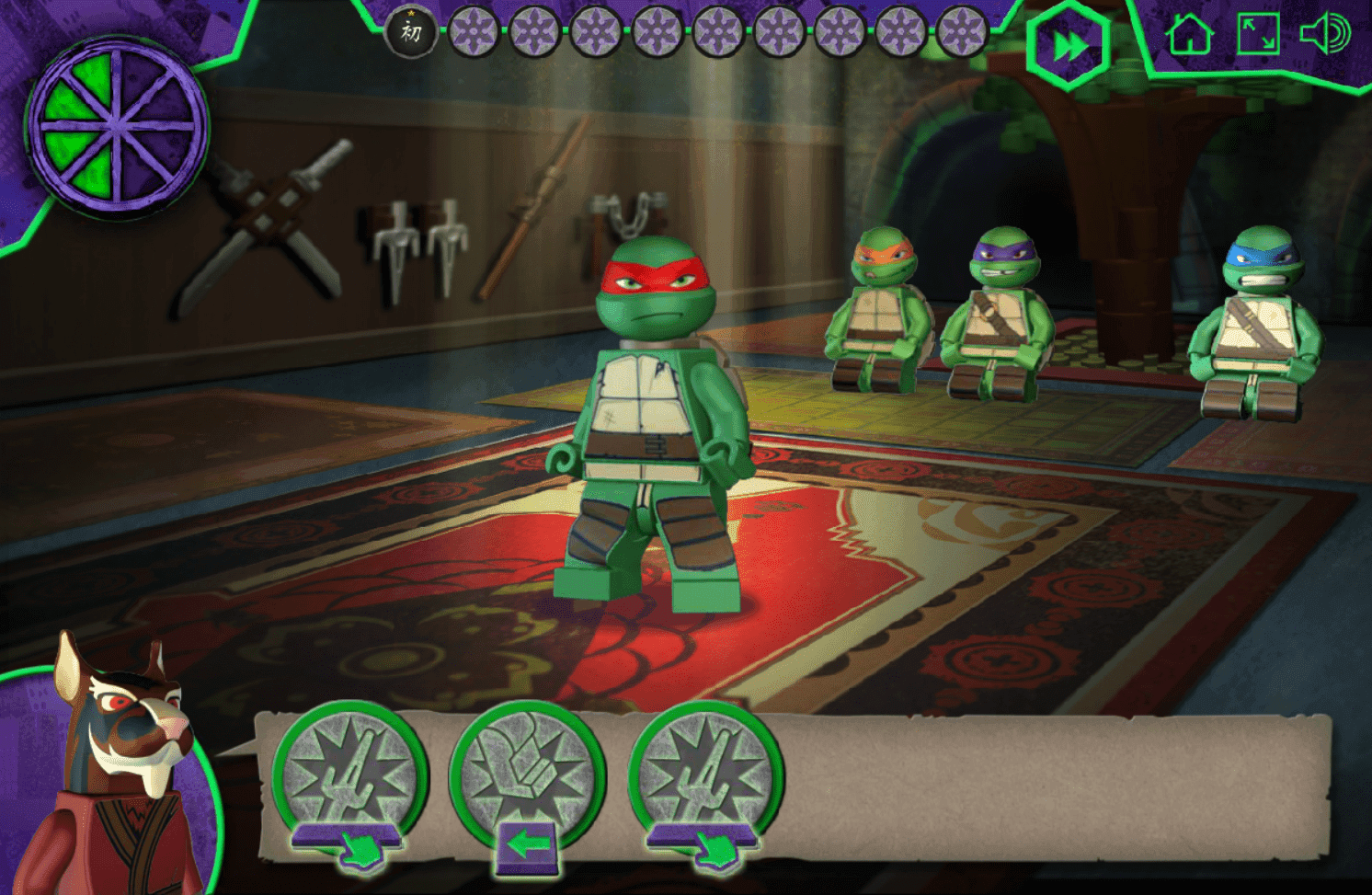 LEGO Teenage Mutant Ninja Turtles: Ninja Training screenshot