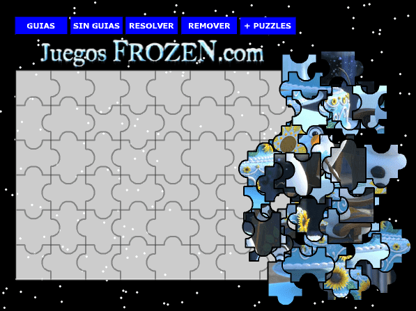 Puzzle: Olaf Pastel Frozen Fever screenshot