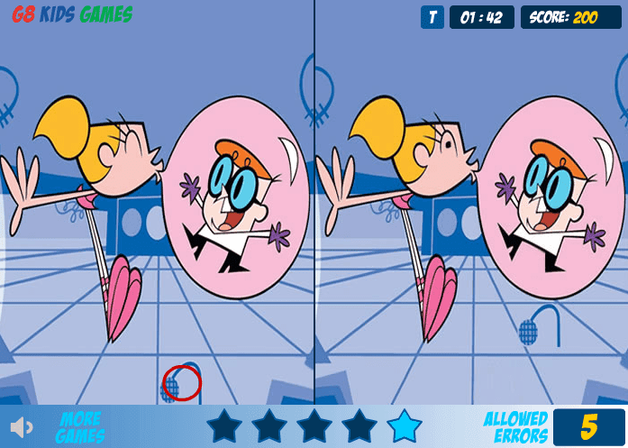 Dexter's Laboratory Differences screenshot