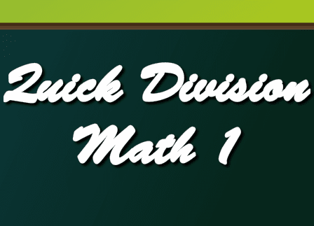 Quick Division Math 1