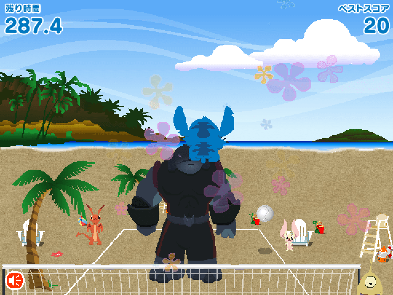 Lilo & Stitch: ビーチバレー screenshot