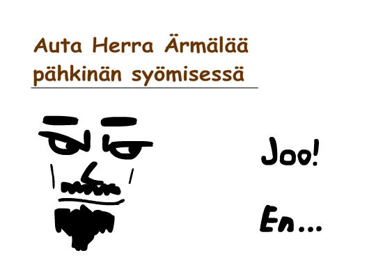 Herra Ärmälän Pähkinäpeli screenshot
