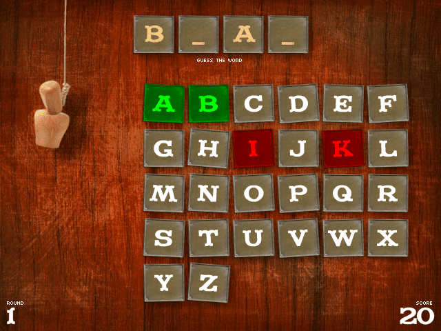 Hangman screenshot