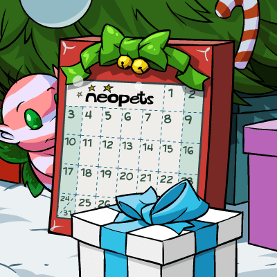 Neopets Preloader: Advent Calendar 2006 screenshot
