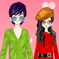 Boy and Girl Couple Dressup