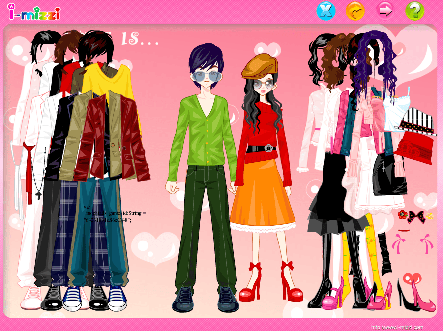 Boy and Girl Couple Dressup screenshot
