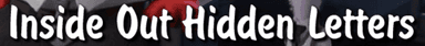 Inside Out Hidden Letters