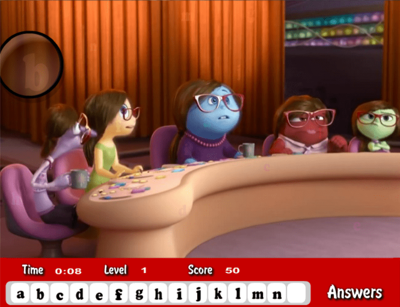Inside Out Hidden Letters screenshot