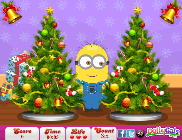 6 Diff Minion Christmas Tree screenshot