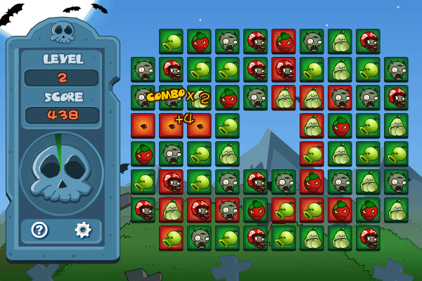 Plants Zombies Match screenshot