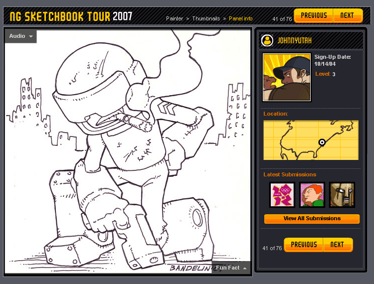 NG Sketchbook Tour 07 screenshot